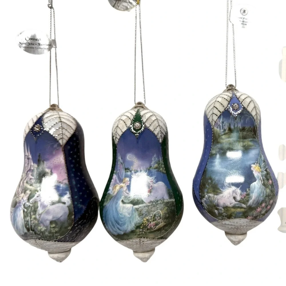 The Bradford Edition-24 Fairyland Heirloom Porcelain Ornaments RARE